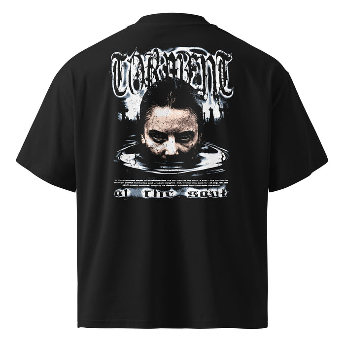 Torment black oversized T-shirt – back view  